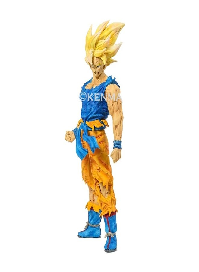 KENMA DBZ Super Saiyan Son Goku Excellent 43 Cms Action Figure Anime Model Statue Toy Collectibles Gift Model 2 - Image 4